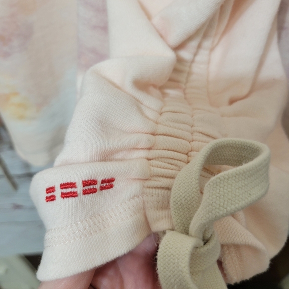 Peace Love World Crewneck Side Tie Pullover - Picture 8 of 13